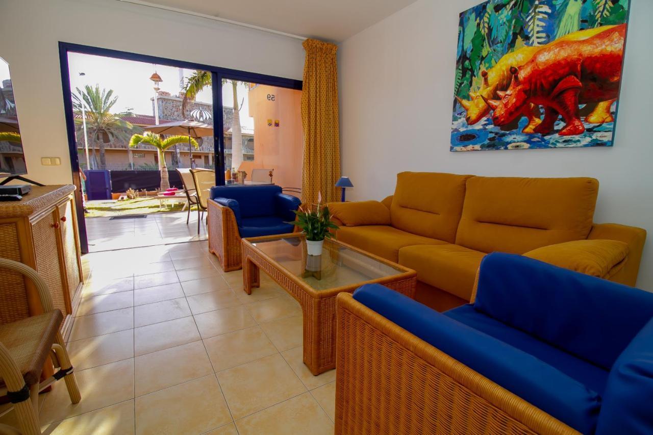 Villa Duplex Meloneras With Free Wifi And Private Garden Exterior foto